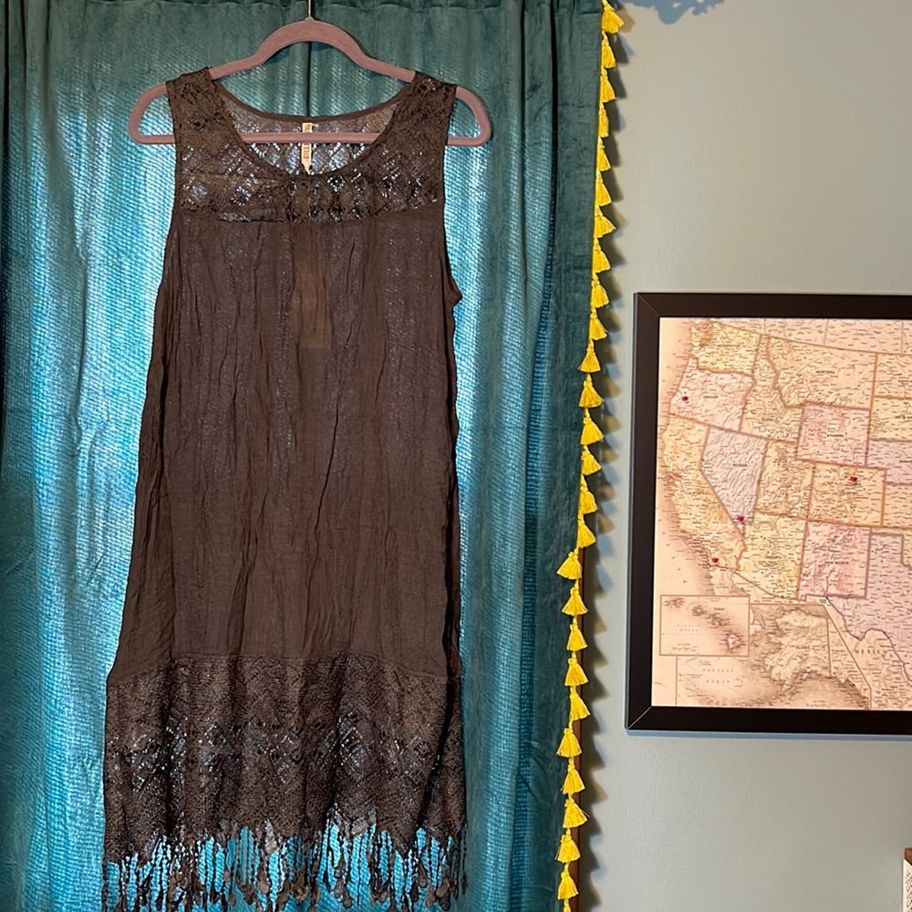 Monoreno cover up or dress in large. New with tags
